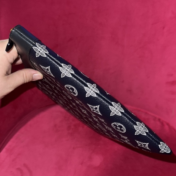 Louis Vuitton monogram ink upside down LV Apollo GM pochette pouch bag - Picture 6 of 16